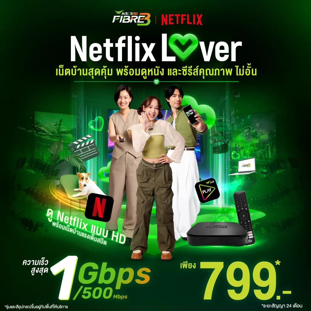 Netflix Lover 500/500 Mbps HD